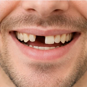 Dente mancante